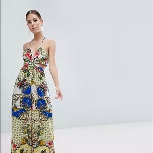 ASOS design cut out flare jumpsuit